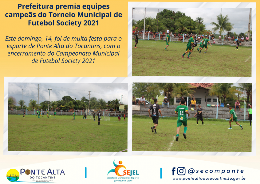 Seis equipes fizeram sua inscrição para o Torneio de Futebol de Campo 2021  - Prefeitura Municipal de Tabapuã