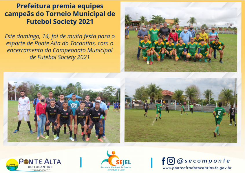Mais um final de semana de muitos gols na Copa Ouro de Futebol Society  Empresas 2021 – Prefeitura de Pinheiro