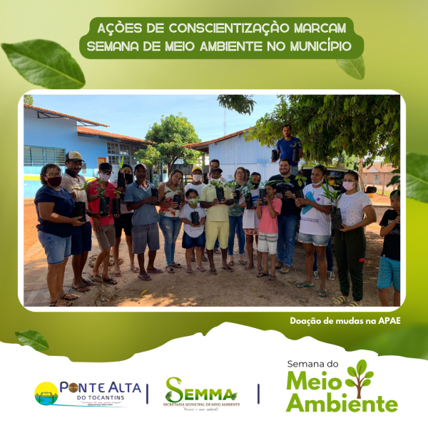 Ações de conscientização marcam Semana de Meio Ambiente no município
