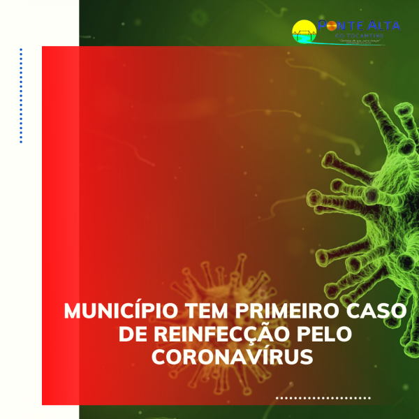 Município tem primeiro caso de reinfecção pelo coronavírus