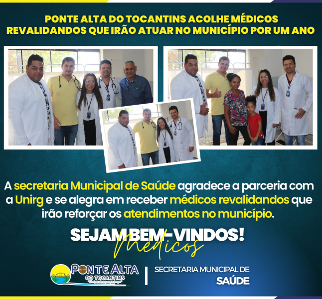 Secretaria Saúde recebe médicos revalidandos para atuarem no município