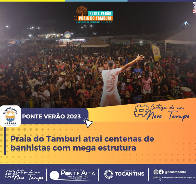Show de Rafa do Piseiro lota Praia do Tamburi